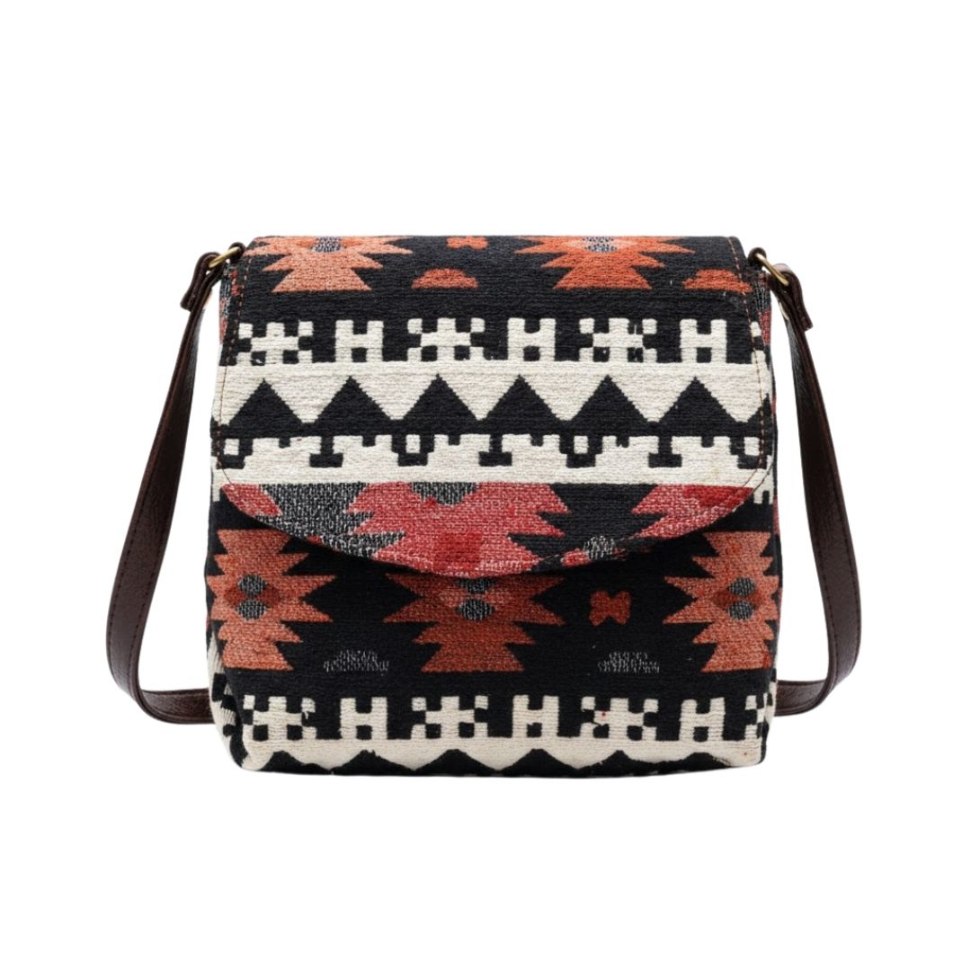 Stylish Fabric Flap Sling Bag for Everyday Use 111